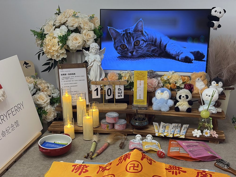 宠物骨灰交付与纪念品